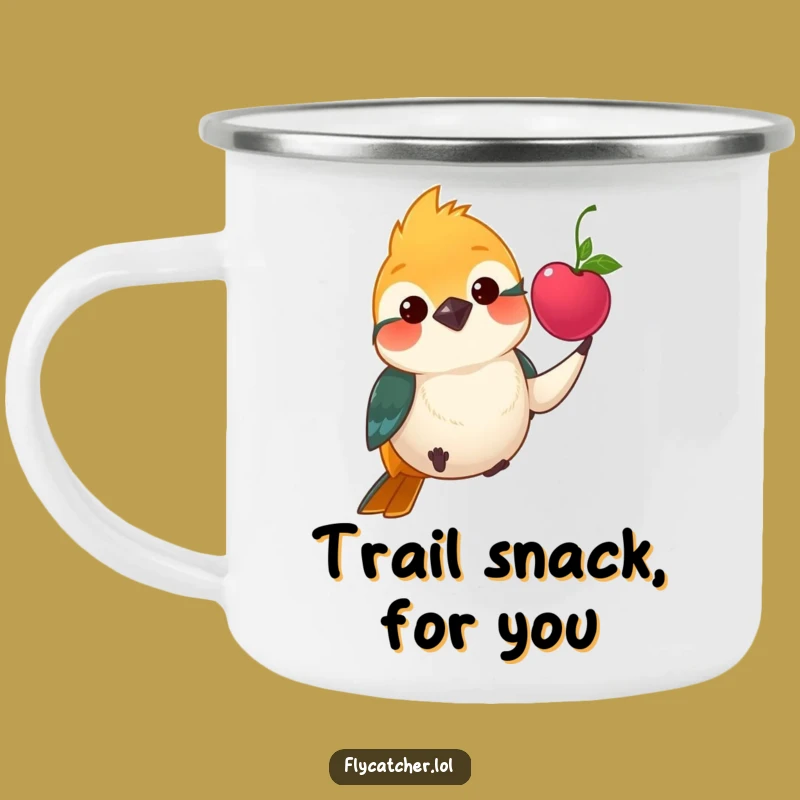 Funny Flycatcher Berry Gift Camping Mug - Outdoor Kindness, Perfect Funny Gift