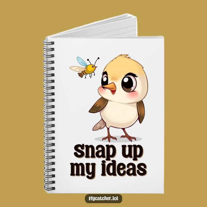Funny Bird Snaps Notebook: Jot Down Ideas with a Quick Snap